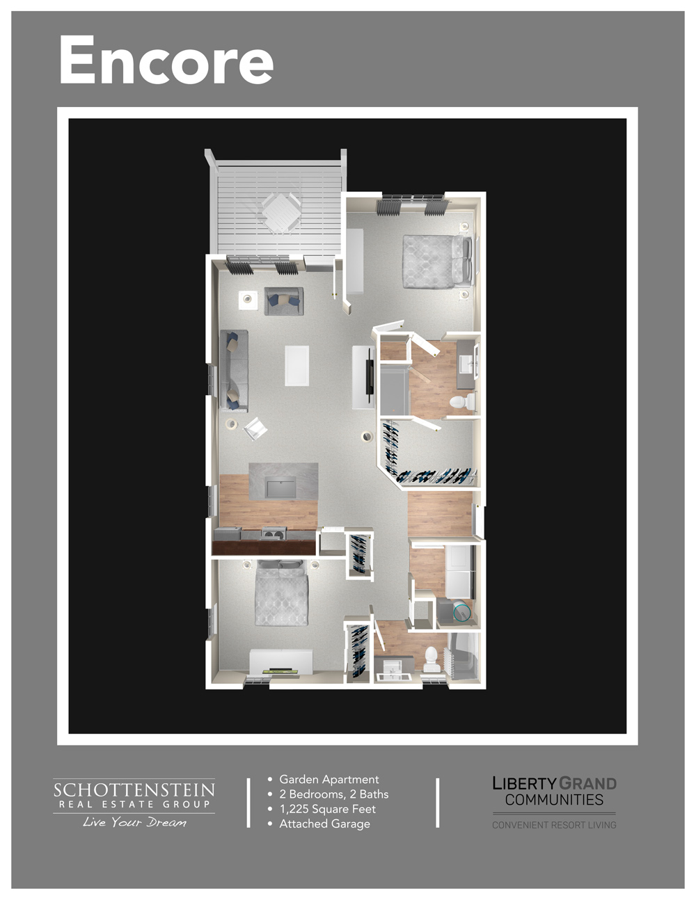 Liberty Grand Apartments Powell OH Apartments for Rent Encore Floor Plan