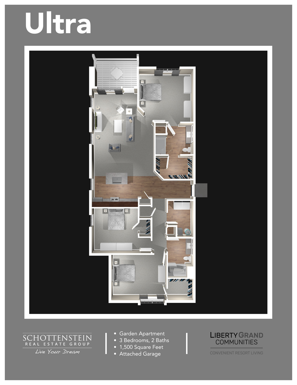 Liberty Grand Apartments Powell OH Apartments for Rent Ultra Floor Plan