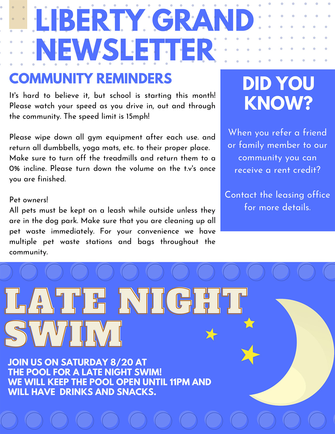 Jerome Grand Newsletter