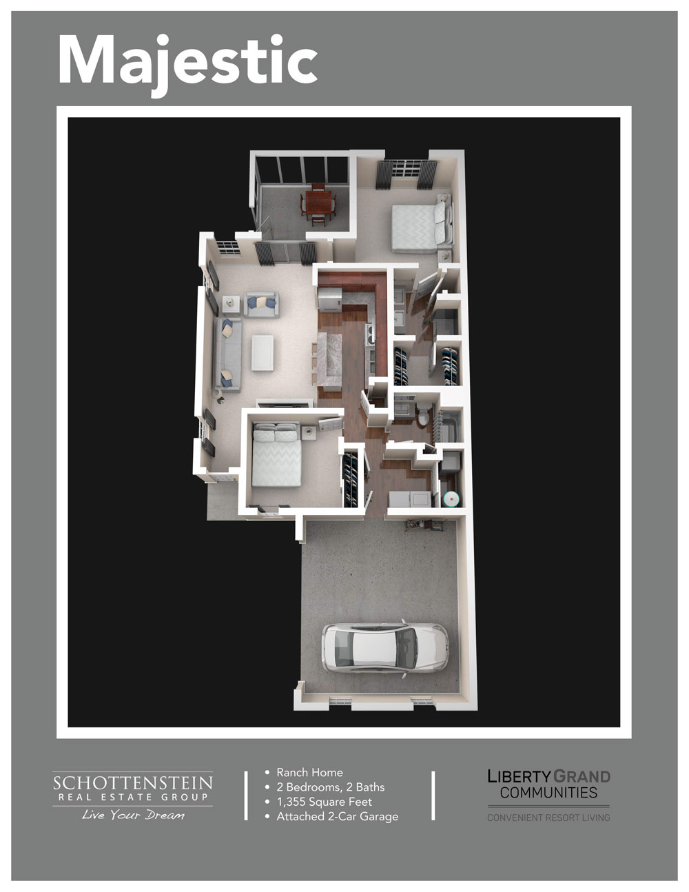 Liberty Grand Apartments Powell OH Apartments for Rent Magestic Floor Plan