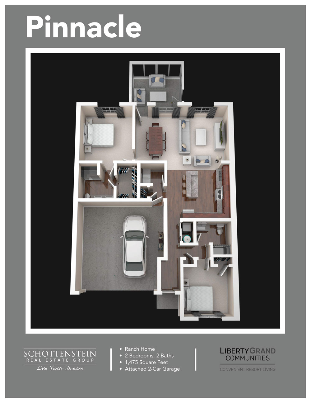 Liberty Grand Apartments Powell OH Apartments for Rent Pinnacle Floor Plan