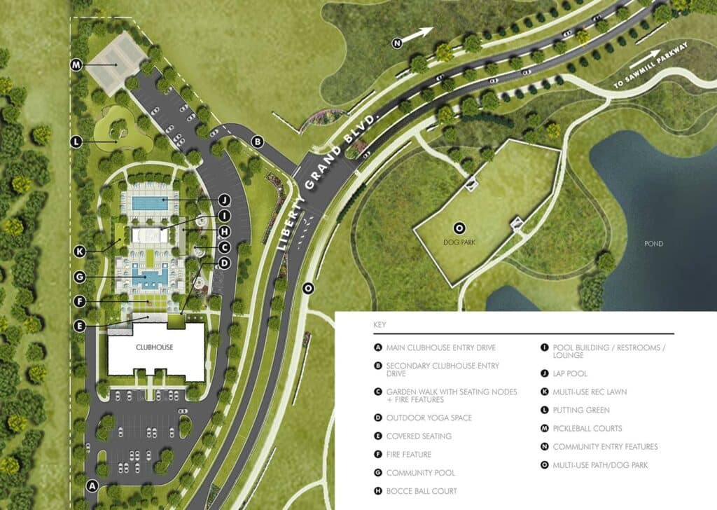 Site Map | Liberty Grand Apartments | Powell, Ohio