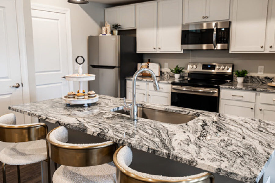 Kitchen in Apartment at Liberty Grand Apartments for rent in Powell, OH