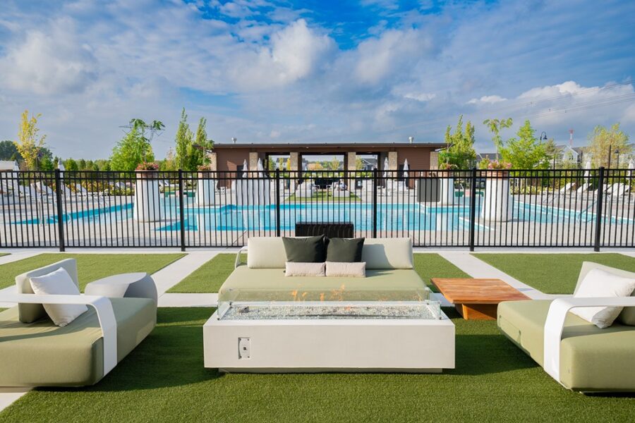 Pool at Liberty Grand Apartments for rent in Powell, OH